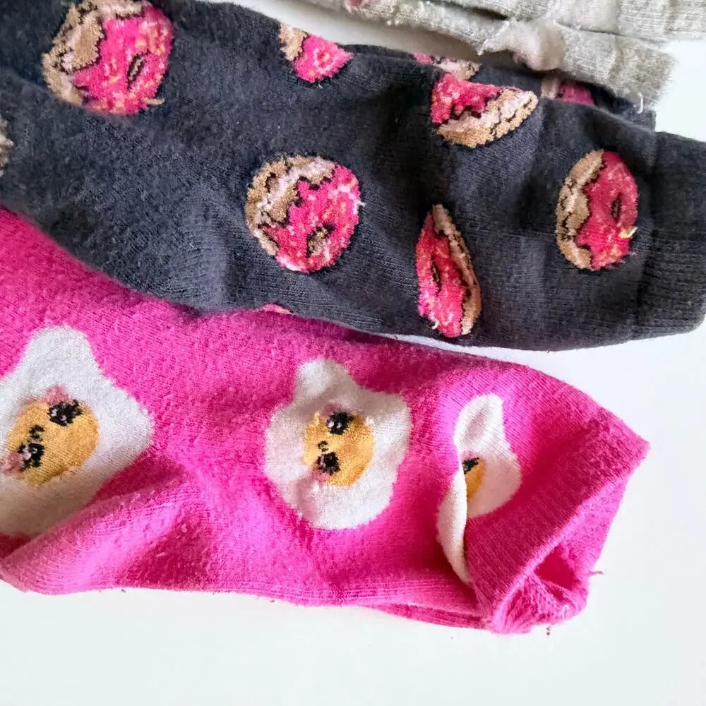 Girls Fun Socks Bundle - Medium, Cute Prints! - Picture 2 of 4